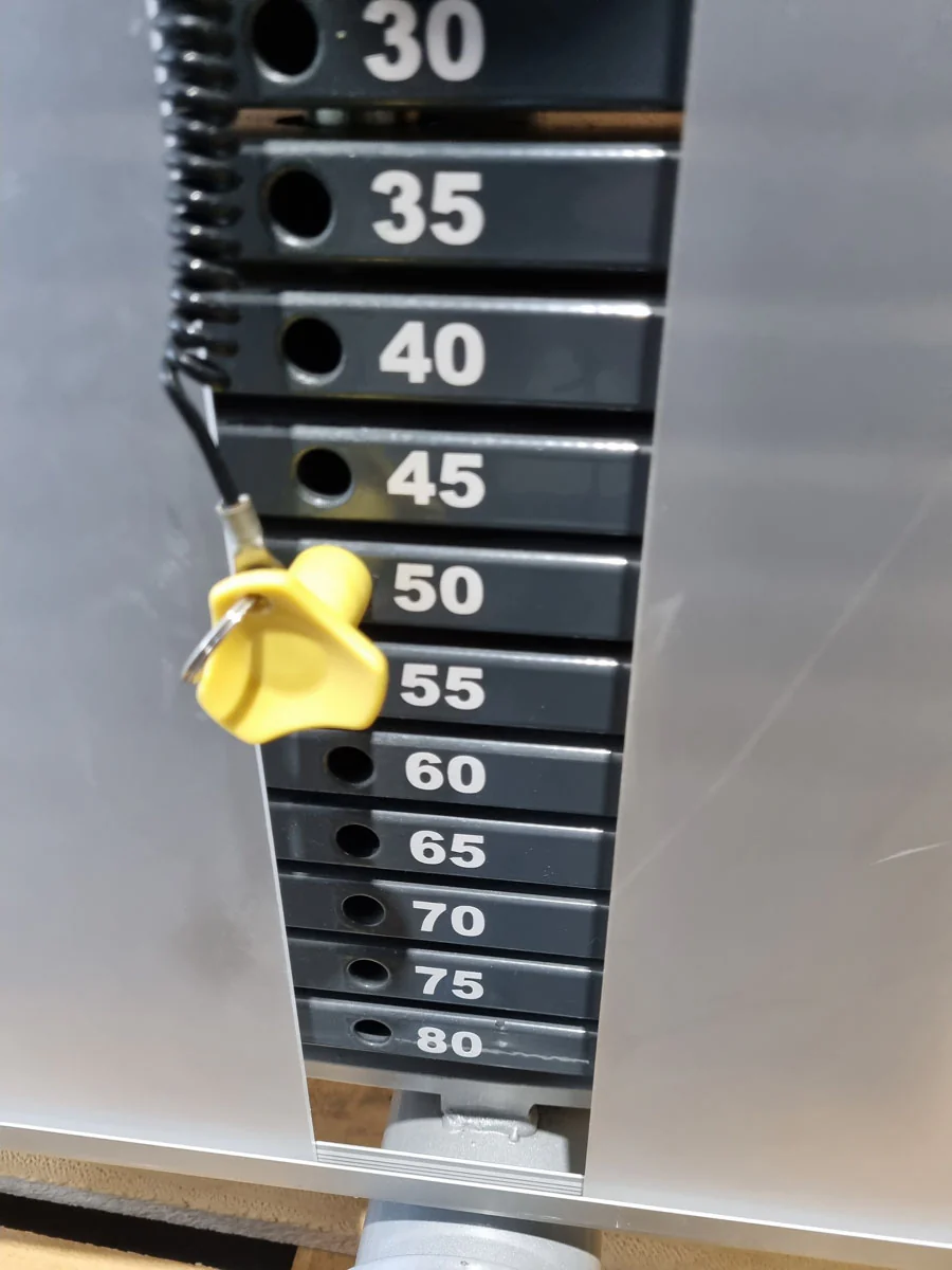 Proxomed Ab-Adduktor Kombi, Compass 530, Abduktoren und Adduktoren 2 in 1 Kombigerät, MPG, Reha, Rahmenfarbe Silber, Polsterfarbe Rot, gebraucht - überholter Zustand - Image 12