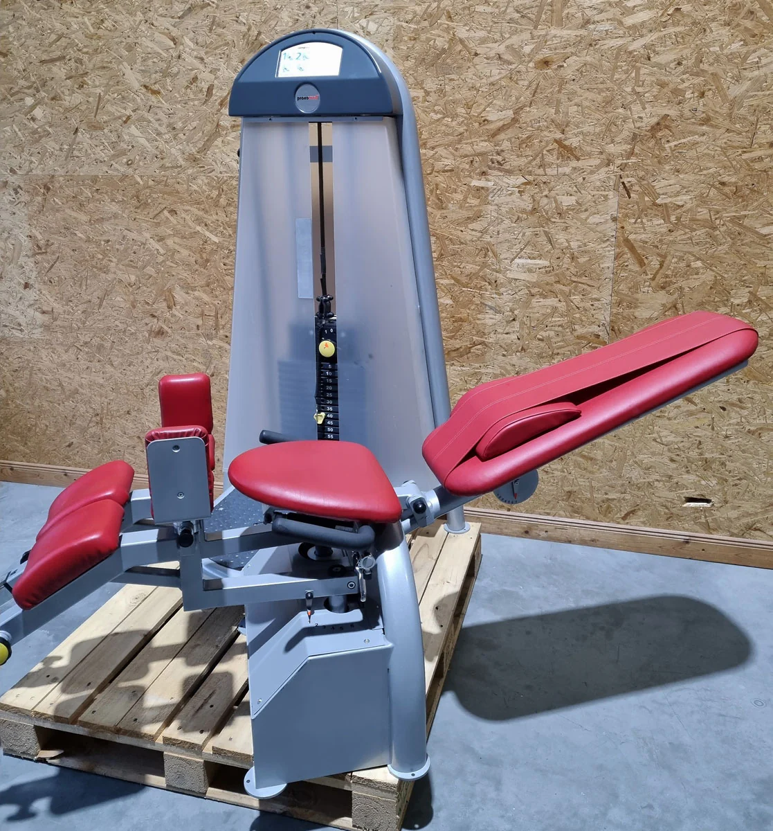 Proxomed Ab-Adduktor Kombi, Compass 530, Abduktoren und Adduktoren 2 in 1 Kombigerät, MPG, Reha, Rahmenfarbe Silber, Polsterfarbe Rot, gebraucht - überholter Zustand - Image 15