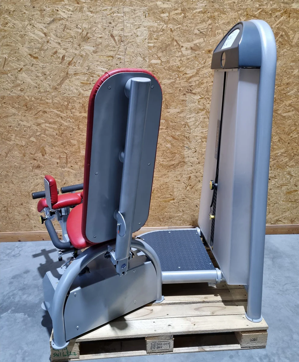 Proxomed Ab-Adduktor Kombi, Compass 530, Abduktoren und Adduktoren 2 in 1 Kombigerät, MPG, Reha, Rahmenfarbe Silber, Polsterfarbe Rot, gebraucht - überholter Zustand - Image 4