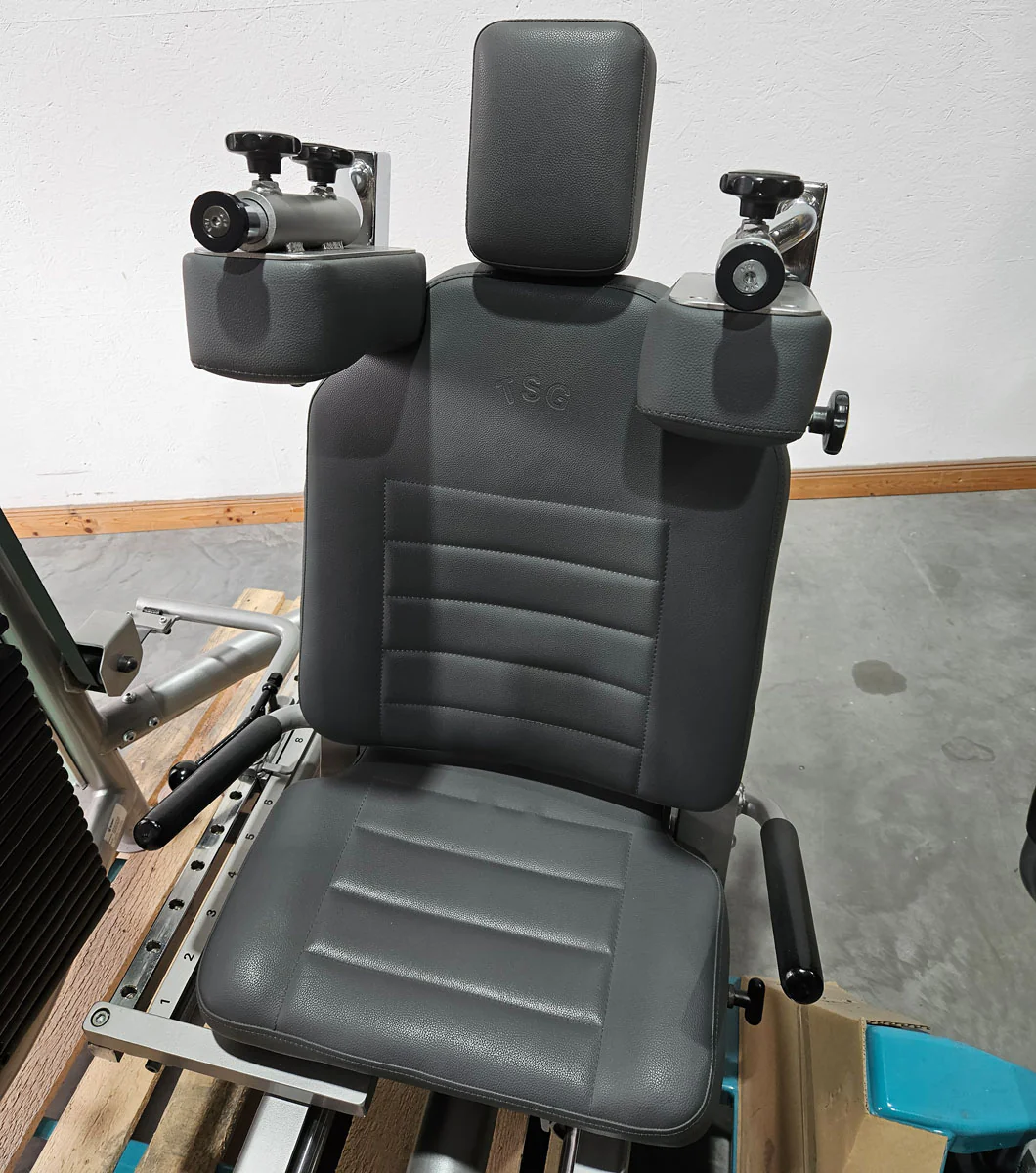 Proxomed - AS, Funktionsstemme, Beinpresse verstellbar sitzend - liegend, 200kg Gewichtsblock, gebraucht - überholter Zustand - Image 16