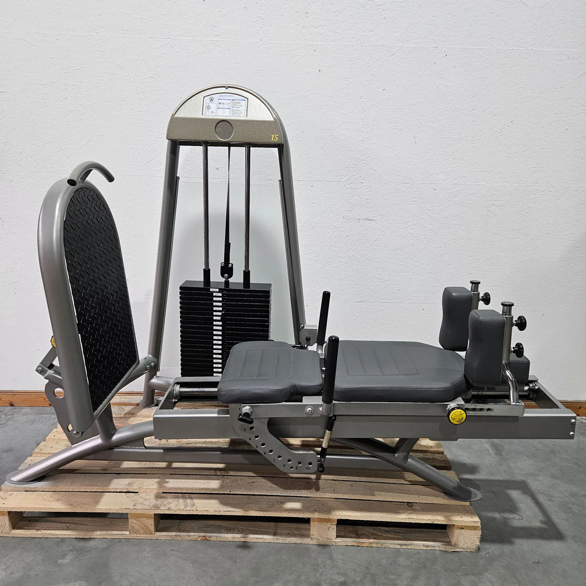 Proxomed - AS, Funktionsstemme, Beinpresse verstellbar sitzend - liegend, 200kg Gewichtsblock, gebraucht - überholter Zustand - Image 3