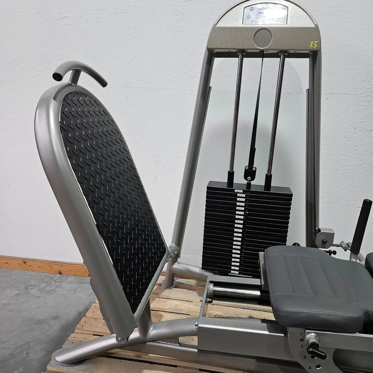 Proxomed - AS, Funktionsstemme, Beinpresse verstellbar sitzend - liegend, 200kg Gewichtsblock, gebraucht - überholter Zustand - Image 9