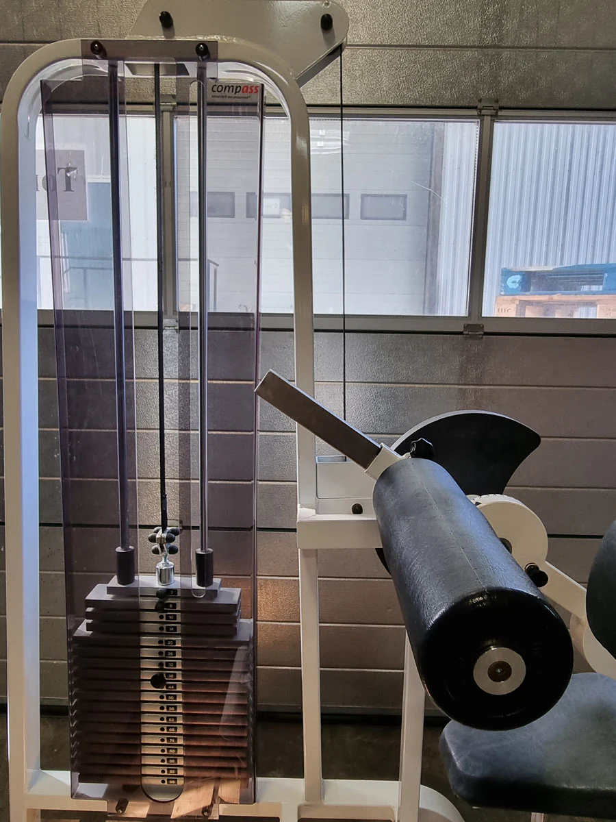 Proxomed Bauchbeuger / Rückenstrecker Kombigerät, 2 in 1 Kombigerät, Rahmenfarbe Weiß, Polsterfarbe Schwarz, gebraucht - überholter Zustand - Image 10