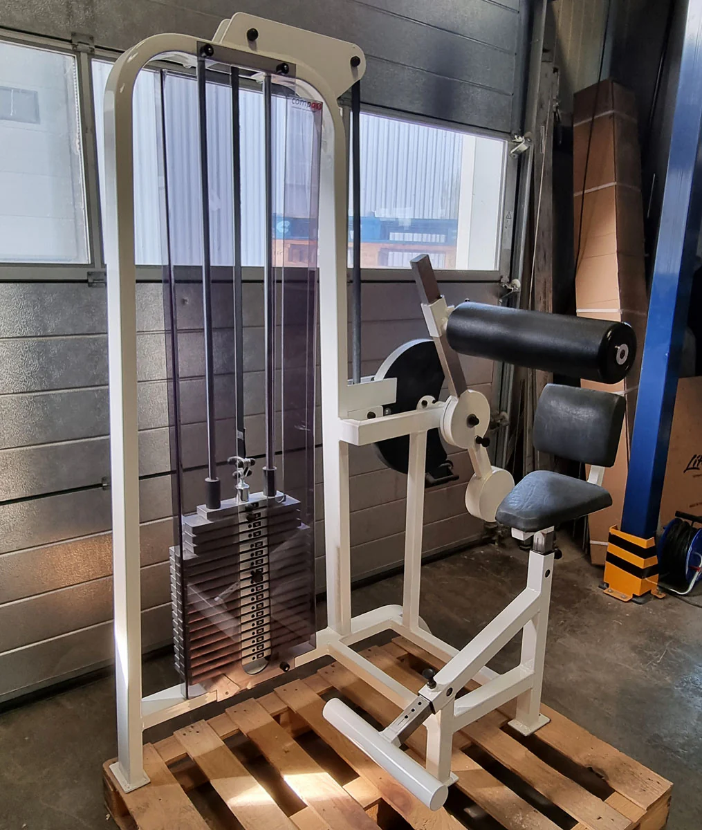 Proxomed Bauchbeuger / Rückenstrecker Kombigerät, 2 in 1 Kombigerät, Rahmenfarbe Weiß, Polsterfarbe Schwarz, gebraucht - überholter Zustand - Image 12