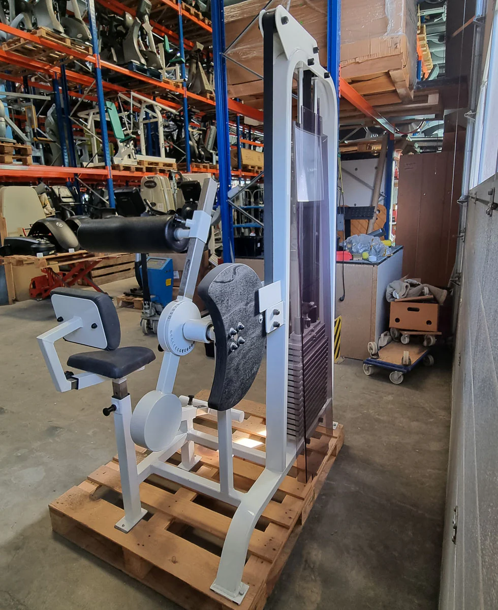 Proxomed Bauchbeuger / Rückenstrecker Kombigerät, 2 in 1 Kombigerät, Rahmenfarbe Weiß, Polsterfarbe Schwarz, gebraucht - überholter Zustand - Image 14