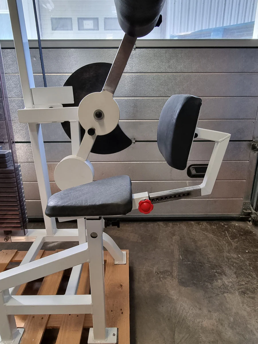 Proxomed Bauchbeuger / Rückenstrecker Kombigerät, 2 in 1 Kombigerät, Rahmenfarbe Weiß, Polsterfarbe Schwarz, gebraucht - überholter Zustand - Image 3