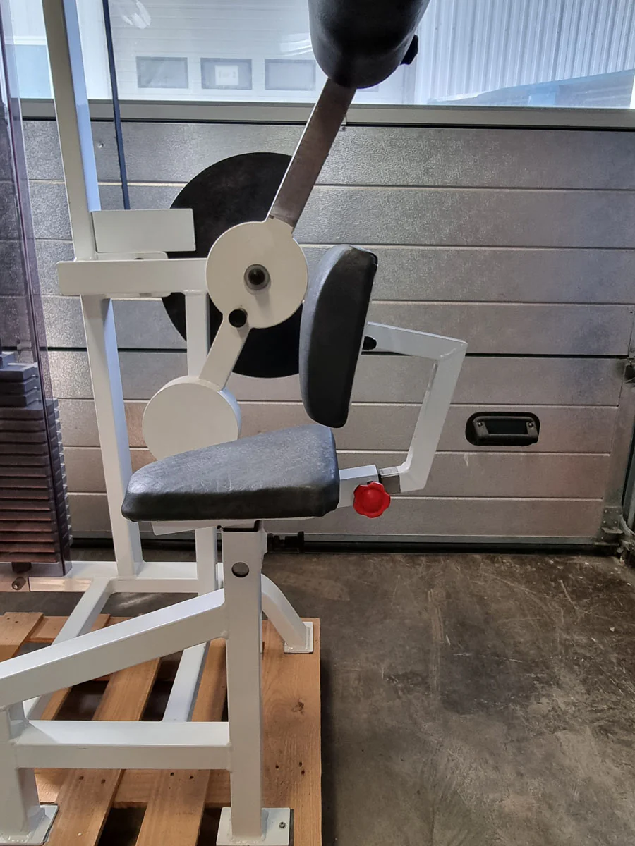 Proxomed Bauchbeuger / Rückenstrecker Kombigerät, 2 in 1 Kombigerät, Rahmenfarbe Weiß, Polsterfarbe Schwarz, gebraucht - überholter Zustand - Image 4