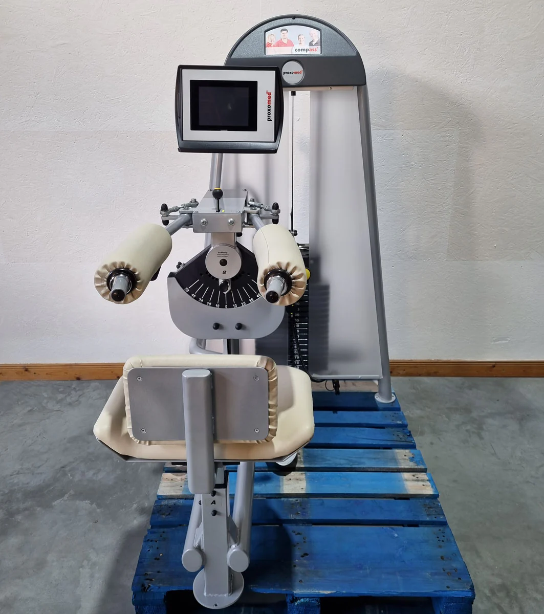 Proxomed Compass 530 Lateralflexion, Seitneige-Maschine, MPG, Reha, Rahmenfarbe Silber, gebraucht - überholter Zustand - Image 3