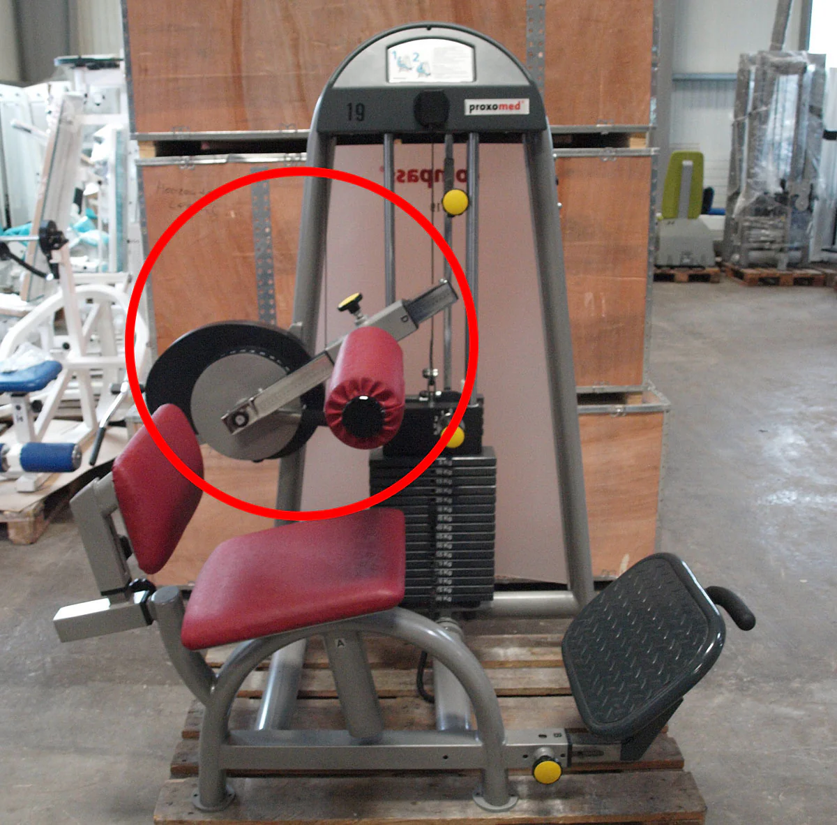 Proxomed Compass 530 Rückenbeuger, Bauchmaschine, Abs, MPG, gebraucht - überholter Zustand - Image 9