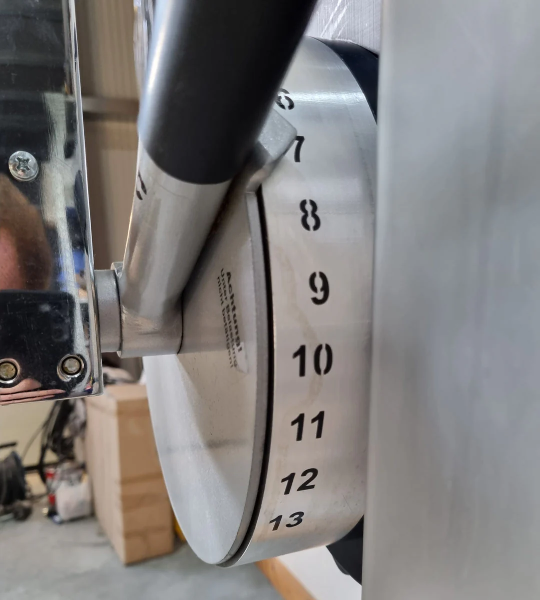 Proxomed Compass 530 Rückenflexion, Bauchmaschine, Rückenbeuger, Abdominal Crunch, MPG, Reha, Rahmenfarbe Silber, gebraucht - überholter Zustand - Image 10