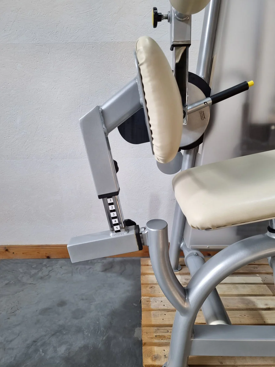 Proxomed Compass 530 Rückenflexion, Bauchmaschine, Rückenbeuger, Abdominal Crunch, MPG, Reha, Rahmenfarbe Silber, gebraucht - überholter Zustand - Image 13