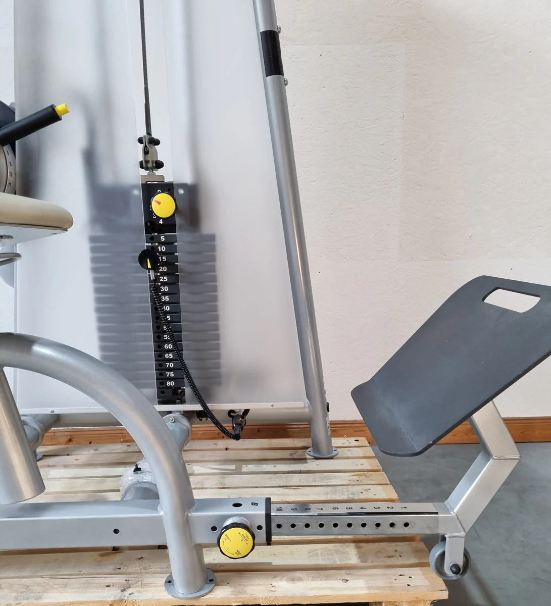 Proxomed Compass 530 Rückenflexion, Bauchmaschine, Rückenbeuger, Abdominal Crunch, MPG, Reha, Rahmenfarbe Silber, gebraucht - überholter Zustand - Image 17