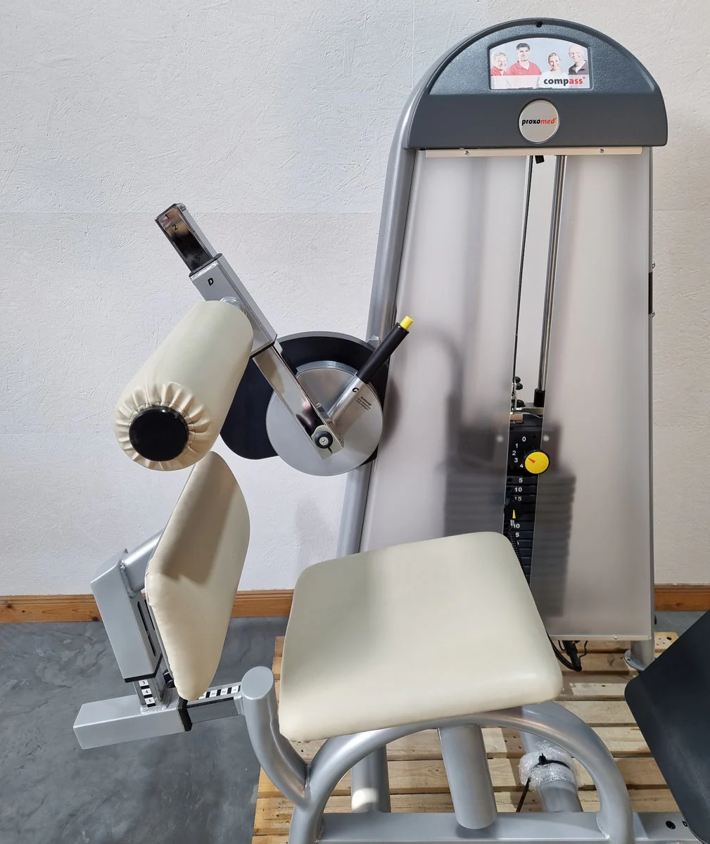 Proxomed Compass 530 Rückenflexion, Bauchmaschine, Rückenbeuger, Abdominal Crunch, MPG, Reha, Rahmenfarbe Silber, gebraucht - überholter Zustand - Image 8