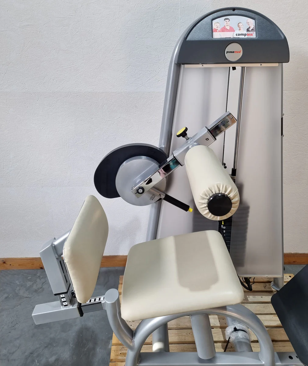 Proxomed Compass 530 Rückenflexion, Bauchmaschine, Rückenbeuger, Abdominal Crunch, MPG, Reha, Rahmenfarbe Silber, gebraucht - überholter Zustand - Image 9