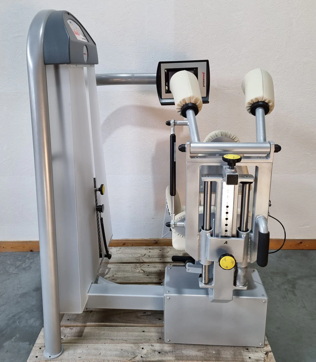 Proxomed Compass 530 Rumpfrotator, Rotator, Rotationsmaschine, Twister, Rotary Torso, seitliche Bauchmuskeln, MPG, Reha, Rahmenfarbe Silber, gebraucht - überholter Zustand - Image 21