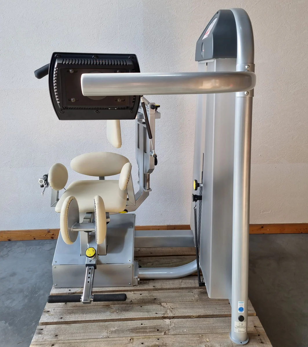 Proxomed Compass 530 Rumpfrotator, Rotator, Rotationsmaschine, Twister, Rotary Torso, seitliche Bauchmuskeln, MPG, Reha, Rahmenfarbe Silber, gebraucht - überholter Zustand - Image 5