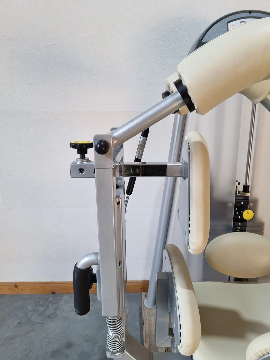 Proxomed Compass 530 Rumpfrotator, Rotator, Rotationsmaschine, Twister, Rotary Torso, seitliche Bauchmuskeln, MPG, Reha, Rahmenfarbe Silber, gebraucht - überholter Zustand - Image 6