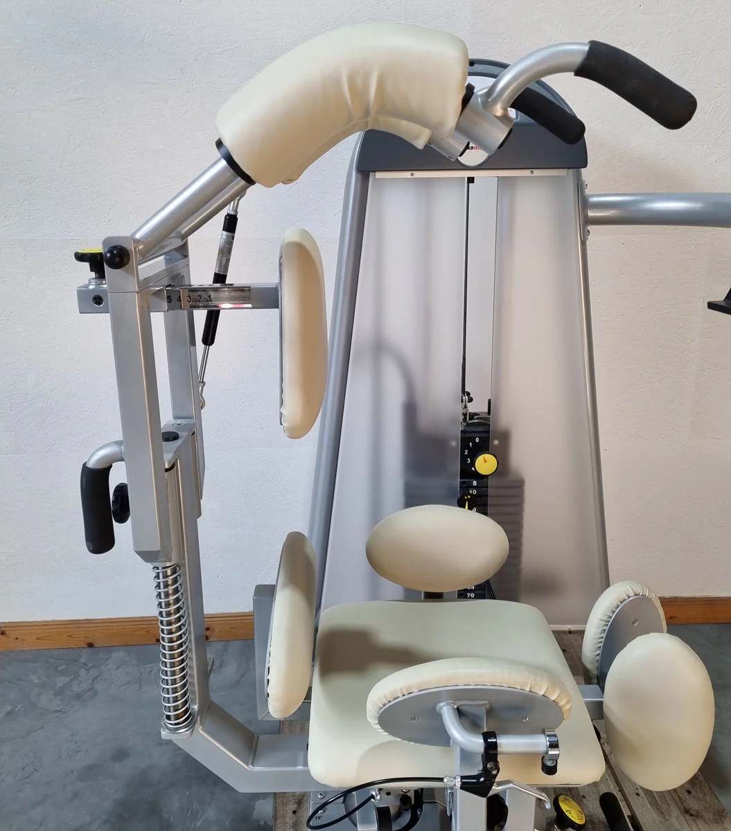 Proxomed Compass 530 Rumpfrotator, Rotator, Rotationsmaschine, Twister, Rotary Torso, seitliche Bauchmuskeln, MPG, Reha, Rahmenfarbe Silber, gebraucht - überholter Zustand - Image 9