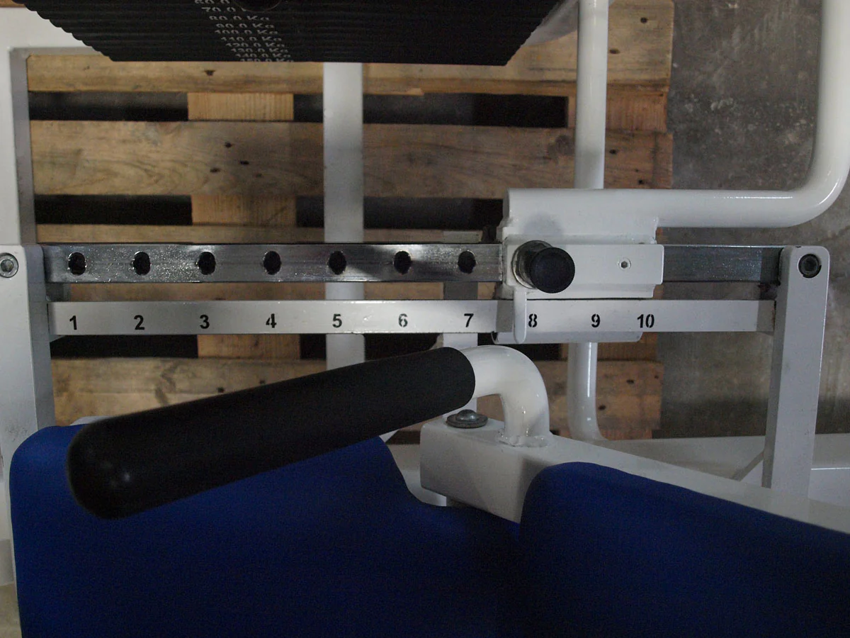 Proxomed Compass Funktionsstemme, verstellbare Beinpresse, Kippkreisel, MPG, Rahmenfarbe Weiß, gebraucht - überholter Zustand - Image 11