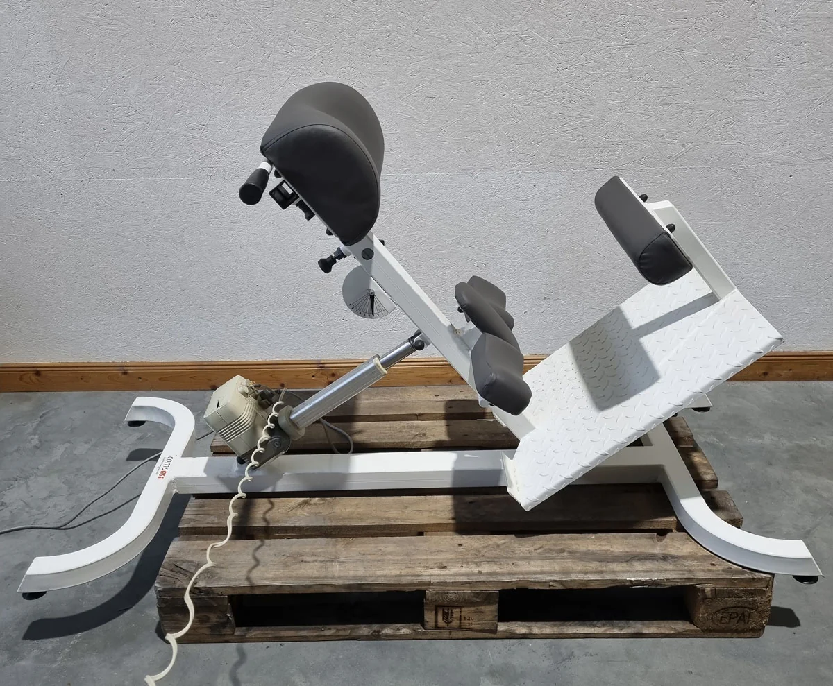 Proxomed Compass MTT Rückentrainer Kombi, Hyperextension, Rückenstrecker, elektrisch verstellbar, Rumpfmuskeltrainer, gebraucht - überholter Zustand - Image 3