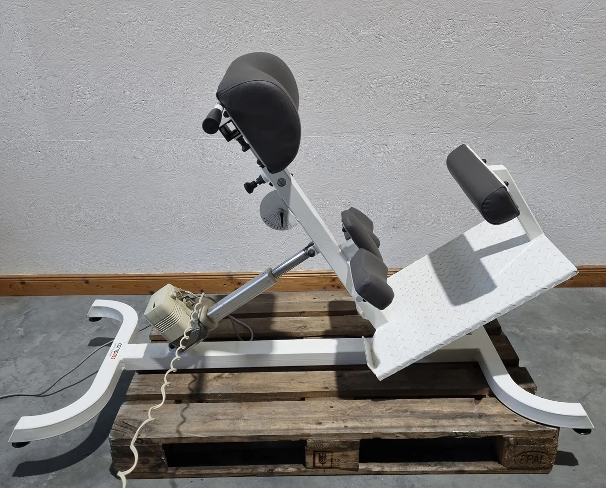 Proxomed Compass MTT Rückentrainer Kombi, Hyperextension, Rückenstrecker, elektrisch verstellbar, Rumpfmuskeltrainer, gebraucht - überholter Zustand - Image 4