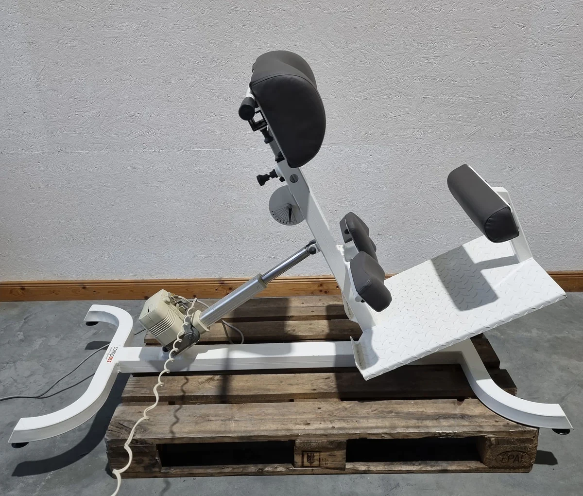 Proxomed Compass MTT Rückentrainer Kombi, Hyperextension, Rückenstrecker, elektrisch verstellbar, Rumpfmuskeltrainer, gebraucht - überholter Zustand - Image 5