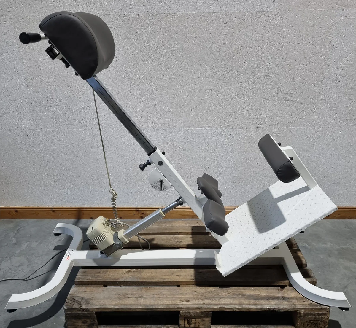Proxomed Compass MTT Rückentrainer Kombi, Hyperextension, Rückenstrecker, elektrisch verstellbar, Rumpfmuskeltrainer, gebraucht - überholter Zustand - Image 7