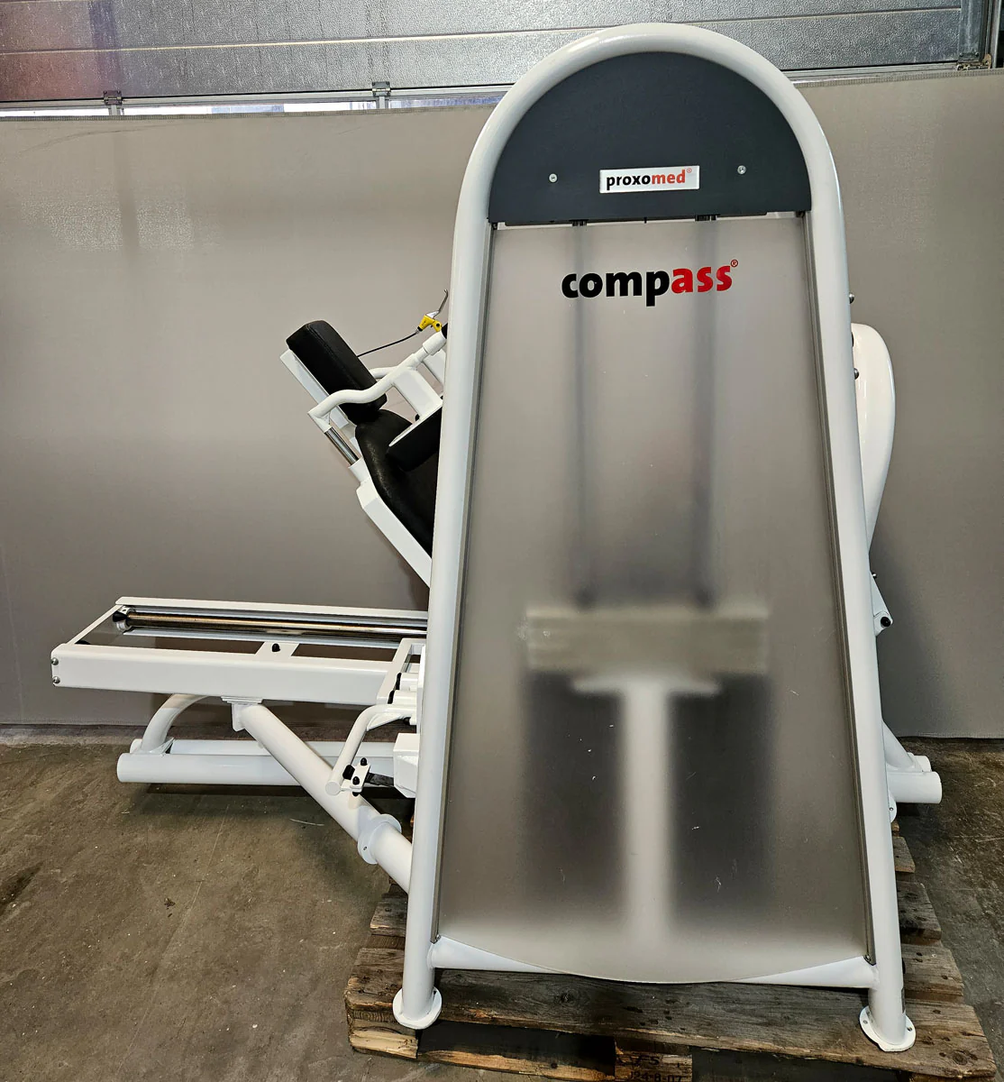 Proxomed Funktionsstemme Compass 530, Beinpresse verstellbar, MPG, Reha, Rahmenfarbe Weiß, Polster Schwarz, gebraucht - überholter Zustand - Image 5