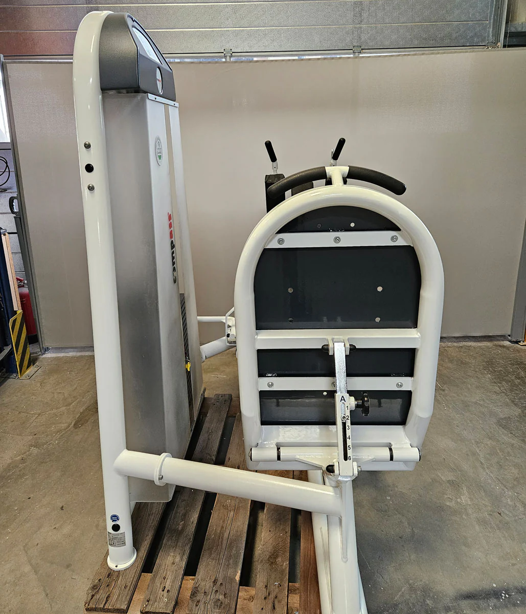 Proxomed Funktionsstemme Compass 530, Beinpresse verstellbar, MPG, Reha, Rahmenfarbe Weiß, Polster Schwarz, gebraucht - überholter Zustand - Image 6