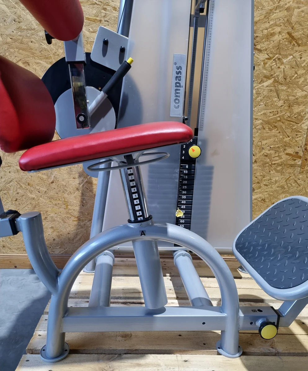 Proxomed Rückenstrecker-beuger Kombi Compass 530, Hyperextension und Bauchmaschine 2 in 1 Kombigerät, MPG, Reha, Rahmenfarbe Silber, gebraucht - überholter Zustand - Image 12