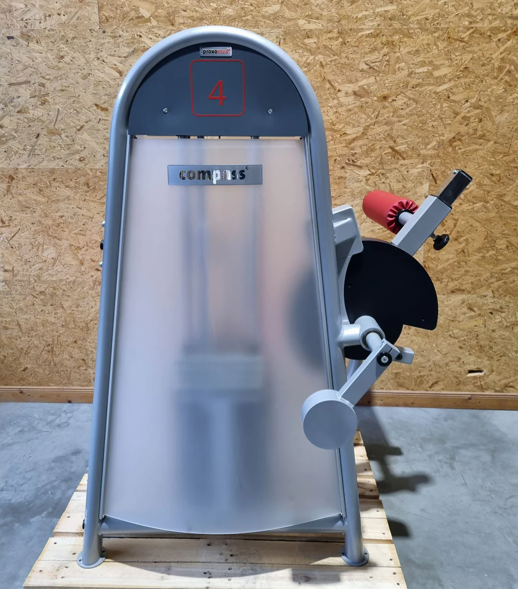 Proxomed Rückenstrecker-beuger Kombi Compass 530, Hyperextension und Bauchmaschine 2 in 1 Kombigerät, MPG, Reha, Rahmenfarbe Silber, gebraucht - überholter Zustand - Image 5
