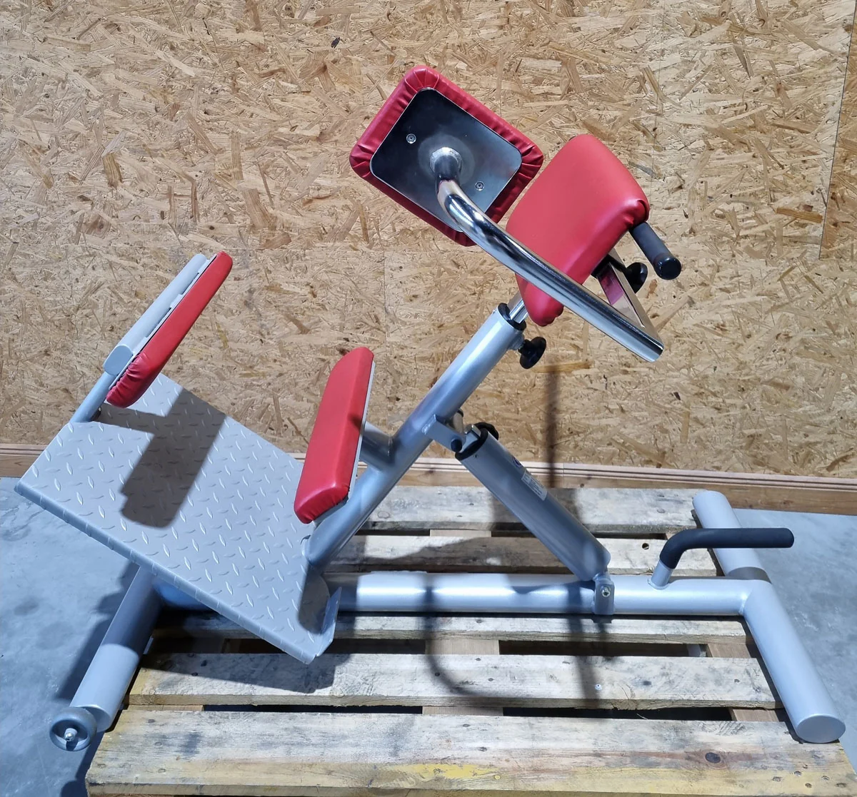 Proxomed Rückentrainer Kombi, Compass 530, Rückenstreckerbank 45° Hyperextension, Lateral Trainer, MPG, Reha, Rahmenfarbe Silber, gebraucht - überholter Zustand - Image 2