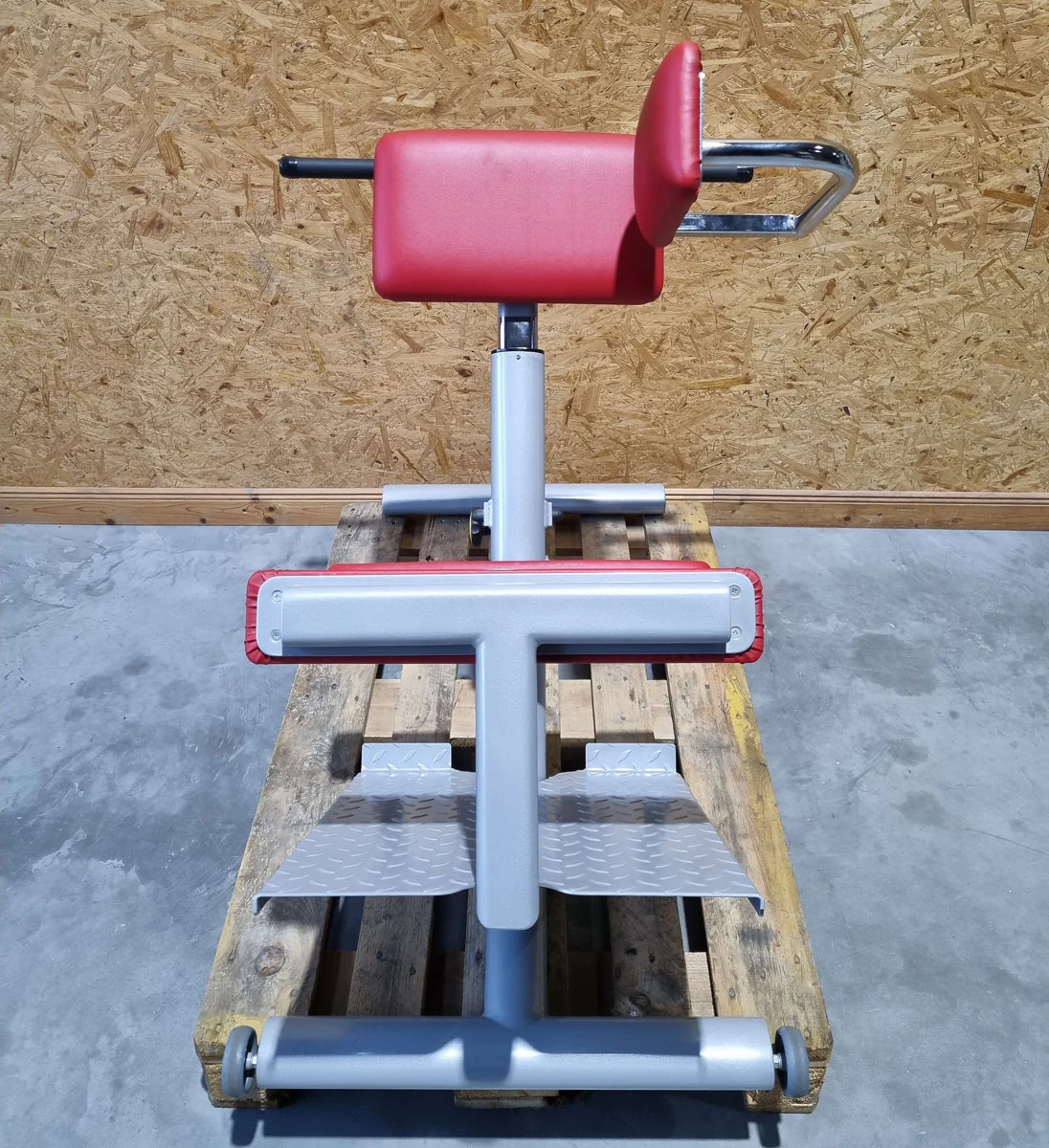 Proxomed Rückentrainer Kombi, Compass 530, Rückenstreckerbank 45° Hyperextension, Lateral Trainer, MPG, Reha, Rahmenfarbe Silber, gebraucht - überholter Zustand - Image 3