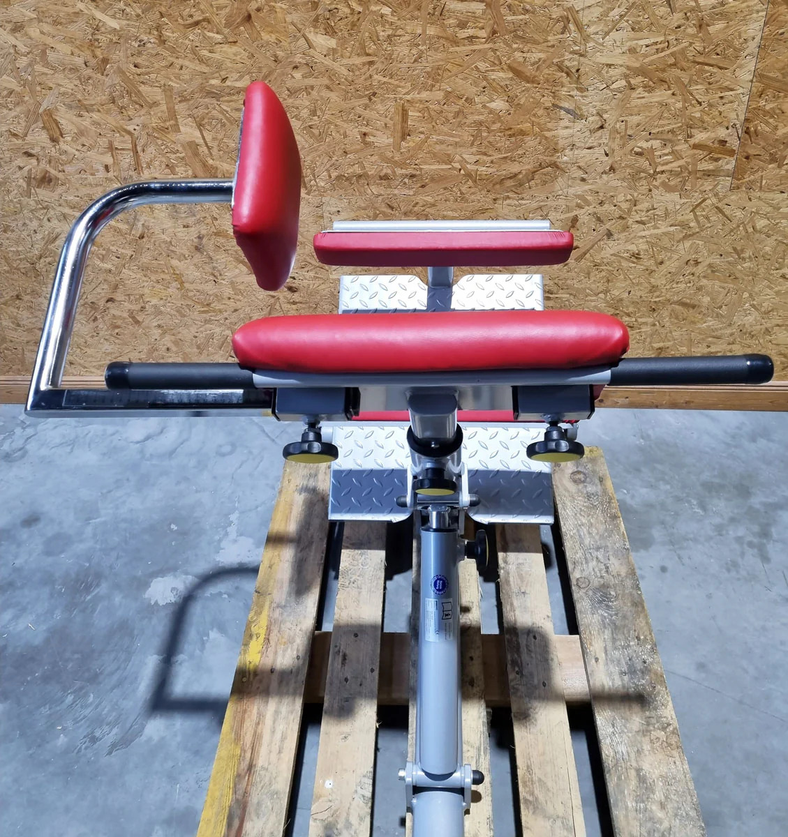 Proxomed Rückentrainer Kombi, Compass 530, Rückenstreckerbank 45° Hyperextension, Lateral Trainer, MPG, Reha, Rahmenfarbe Silber, gebraucht - überholter Zustand - Image 5