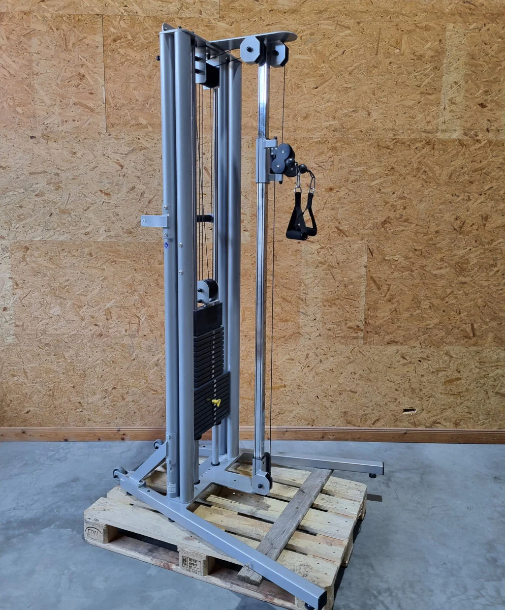 Proxomed Zugapparat Compass 530 - Seilzug höhenverstellbar, freistehend mit Stativ, Speedy Compact, MPG, Reha, Farbe Silber - gebraucht - überholter Zustand - Image 2