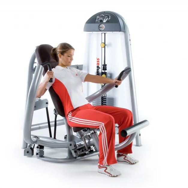 Proxowell bzw Proxomed, Bankdrückmaschine, Brustpresse, Einstiegshilfe, Compass bzw C-Well Serie, Chestpress, gebraucht - überholter Zustand - Image 2