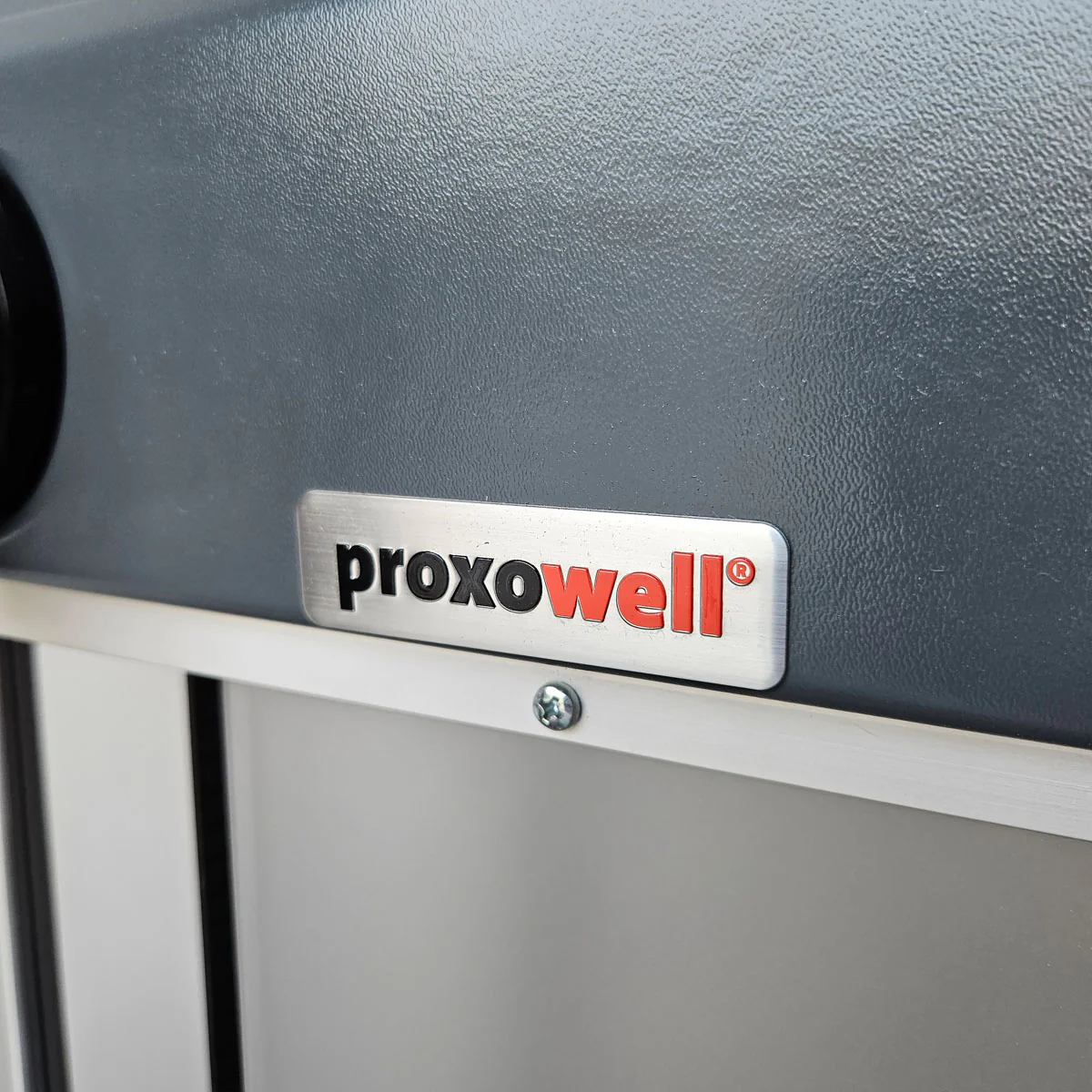 Proxowell bzw Proxomed Rückenflexion, Bauchmaschine, Rückenbeuger, Abdominal Crunch, 100kg Gewichtsblock, Compass bzw C-Well Serie, Rahmenfarbe Silber, gebraucht - überholter Zustand - Image 17