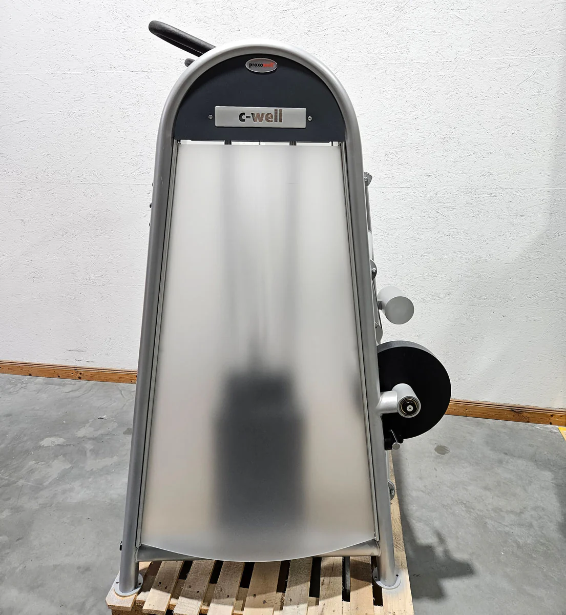 Proxowell bzw Proxomed Schulterblattfixator, Latzug von Oben geführt, Compass bzw C-Well Serie, Rahmenfarbe Silber, gebraucht - überholter Zustand - Image 6