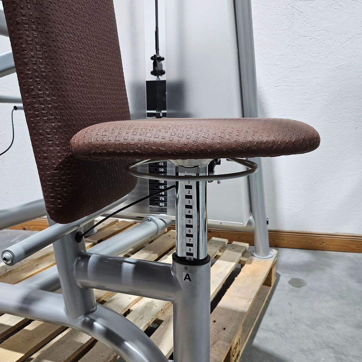 Proxowell bzw Proxomed Schulterblattfixator, Latzug von Oben geführt, Compass bzw C-Well Serie, Rahmenfarbe Silber, gebraucht - überholter Zustand - Image 7