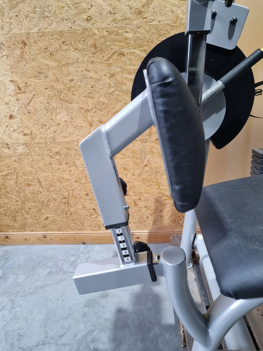 Proxowell/Proxomed Rückenstrecker-beuger Kombi Compass 530, Hyperextension und Bauchmaschine 2 in 1 Kombigerät, Rahmenfarbe Silber, gebraucht - überholter Zustand - Image 10