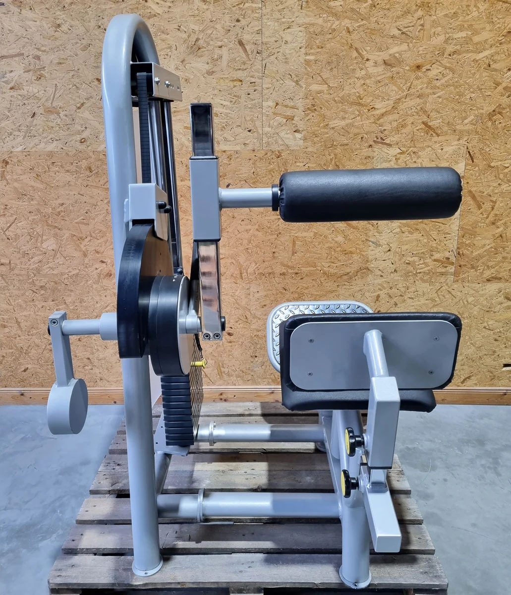 Proxowell/Proxomed Rückenstrecker-beuger Kombi Compass 530, Hyperextension und Bauchmaschine 2 in 1 Kombigerät, Rahmenfarbe Silber, gebraucht - überholter Zustand - Image 4