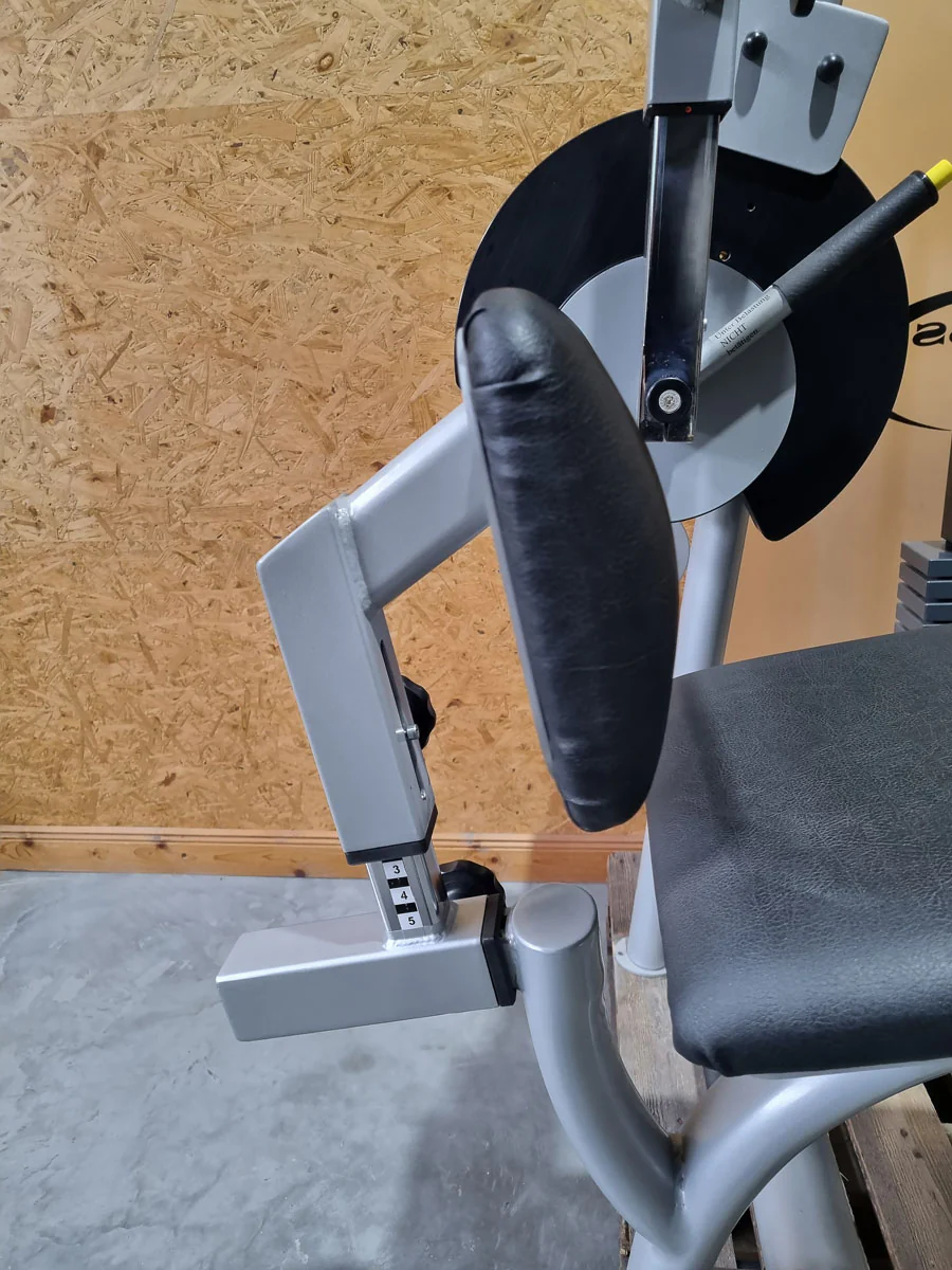 Proxowell/Proxomed Rückenstrecker-beuger Kombi Compass 530, Hyperextension und Bauchmaschine 2 in 1 Kombigerät, Rahmenfarbe Silber, gebraucht - überholter Zustand - Image 7