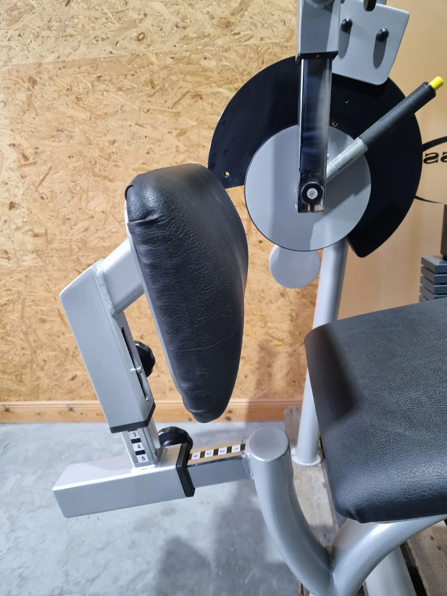 Proxowell/Proxomed Rückenstrecker-beuger Kombi Compass 530, Hyperextension und Bauchmaschine 2 in 1 Kombigerät, Rahmenfarbe Silber, gebraucht - überholter Zustand - Image 8