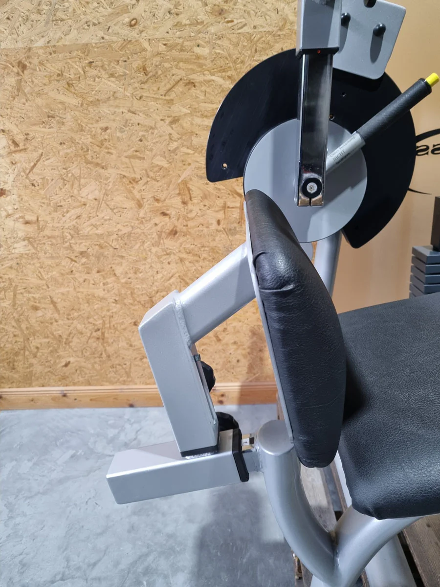 Proxowell/Proxomed Rückenstrecker-beuger Kombi Compass 530, Hyperextension und Bauchmaschine 2 in 1 Kombigerät, Rahmenfarbe Silber, gebraucht - überholter Zustand - Image 9