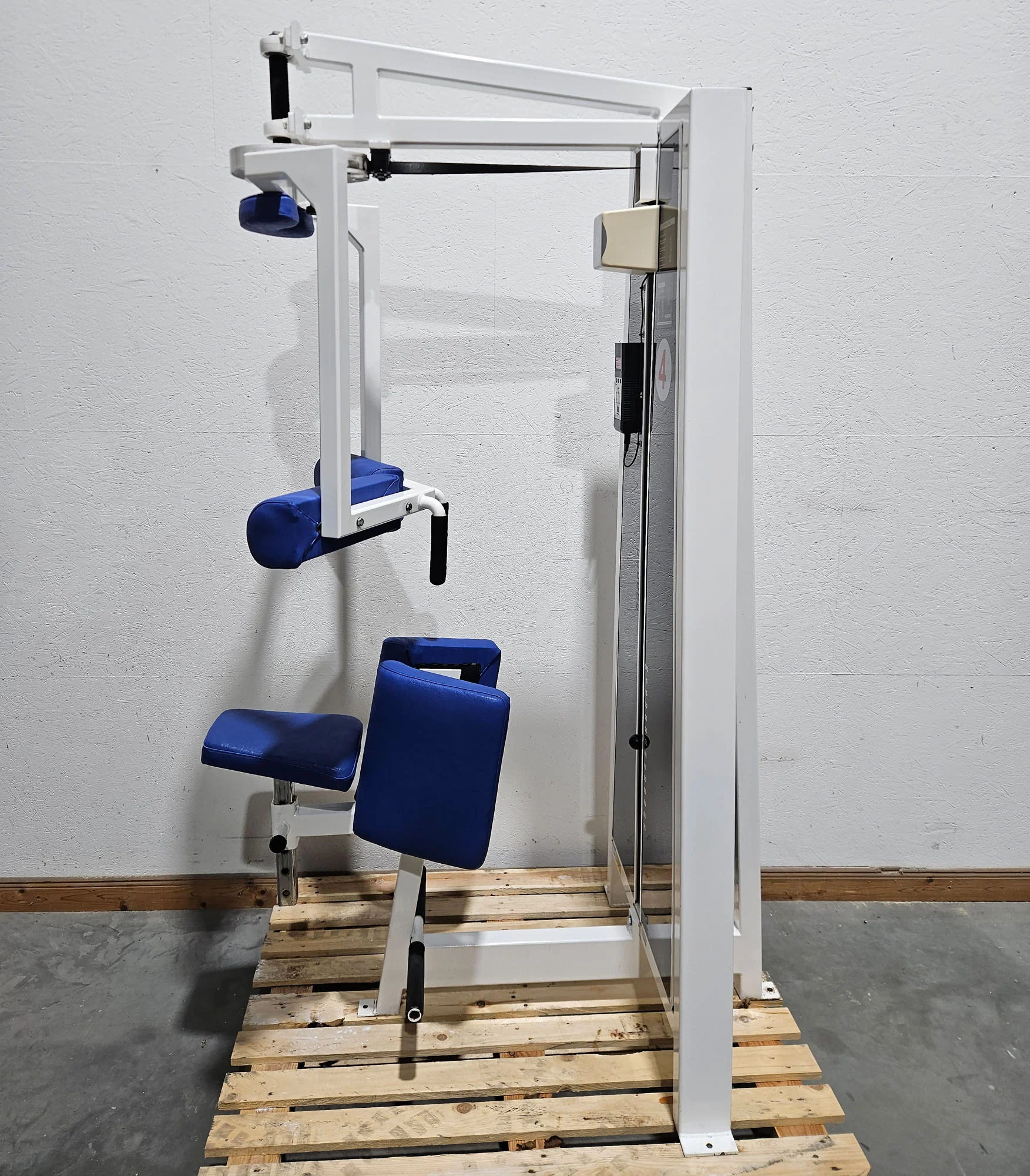 Pulse bzw Pulsestar Rotationsmaschine, Rotary Torso Twister, Rumpfdrehung Rotator, Rahmenfarbe Weiß, gebraucht - geprüfter Zustand mit optischen Gebrauchsspuren - Image 4