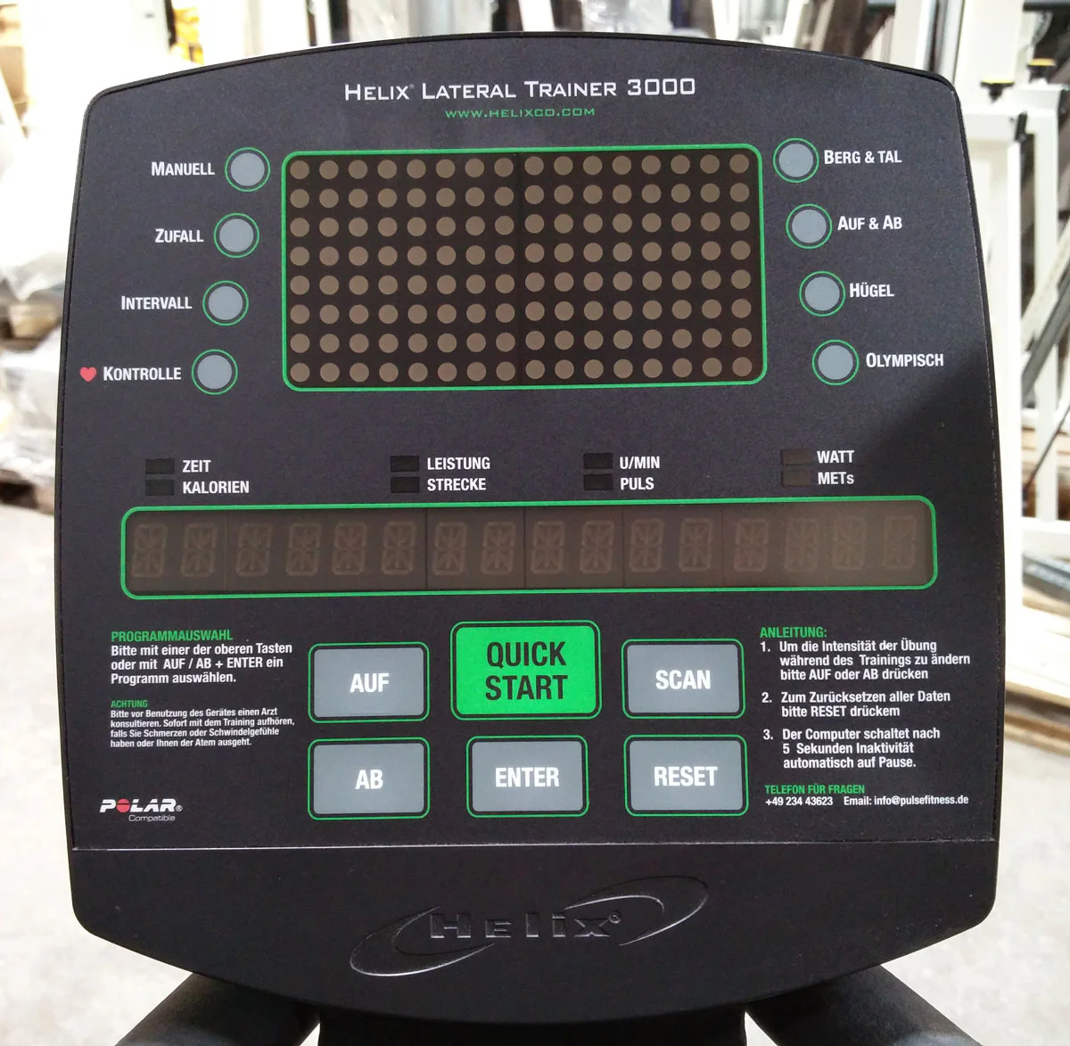 Pulse Fitness Lateraltrainer Helix 3000, ähnlich Stepper im Kreis, drehende Bewegung, gebraucht - überholter Zustand - Image 4