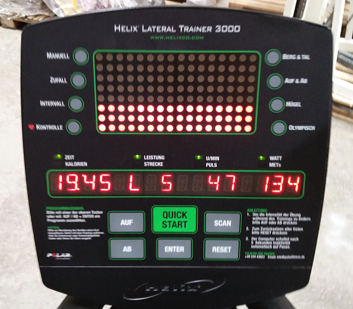 Pulse Fitness Lateraltrainer Helix 3000, ähnlich Stepper im Kreis, drehende Bewegung, gebraucht - überholter Zustand - Image 5