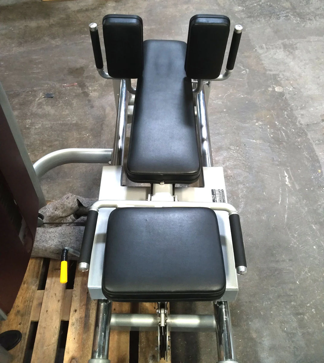 Realleader Beinpresse verstellbar, ähnlich Funktionsstemme, sitzend und liegend, Leg Press, Silber, gebraucht - Image 7