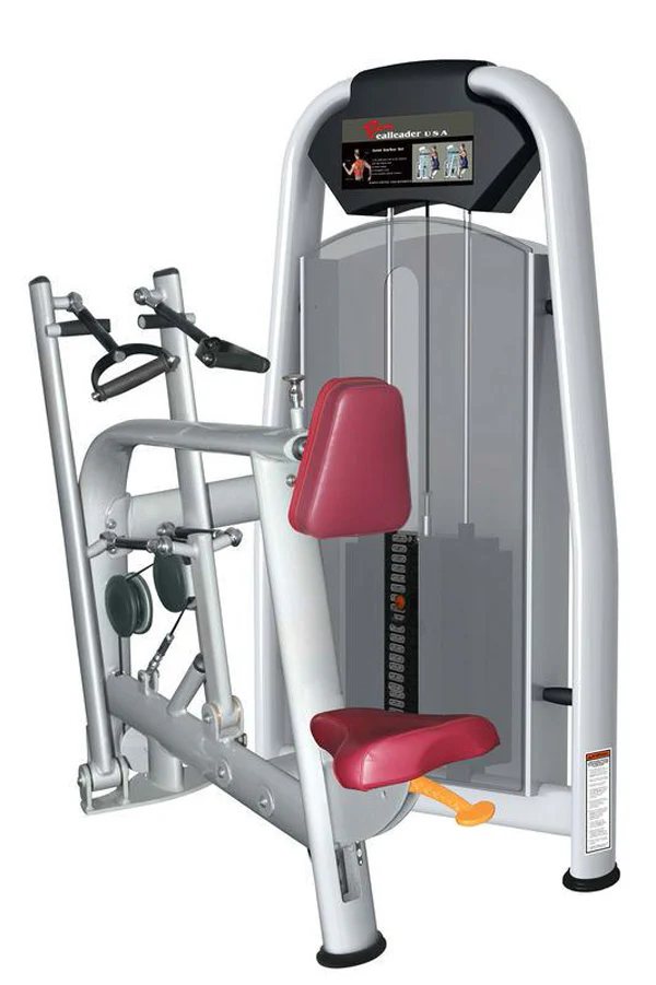 Realleader Latisolator / Lat-Rudern / Seated Row / Rear Delt, Silber, gebraucht - Image 2