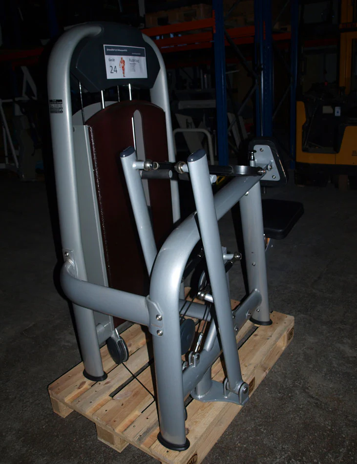 Realleader Latisolator / Lat-Rudern / Seated Row / Rear Delt, Silber, gebraucht - Image 4